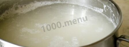 рисовая каша на воде с топленым маслом. Шаг 4