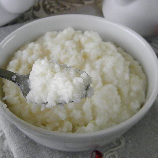 Рецепт рисовой каши размазня на молоке