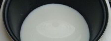 рисовая каша размазня на молоке. Шаг 5