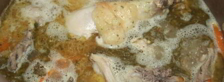 рисовая каша с домашней курицей в мультиварке. Шаг 8