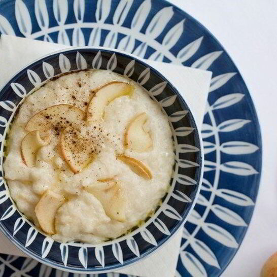 Рецепт рисовой каши с корицей и яблоками