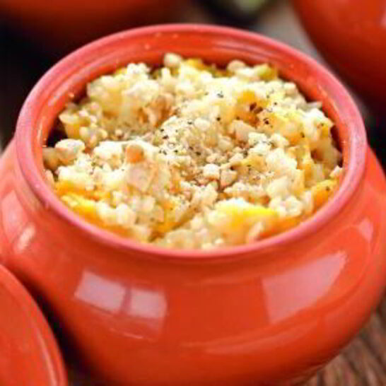 Рецепт рисовой каши с манго и миндалем