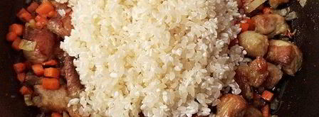 рисовая каша с мясом. Шаг 8