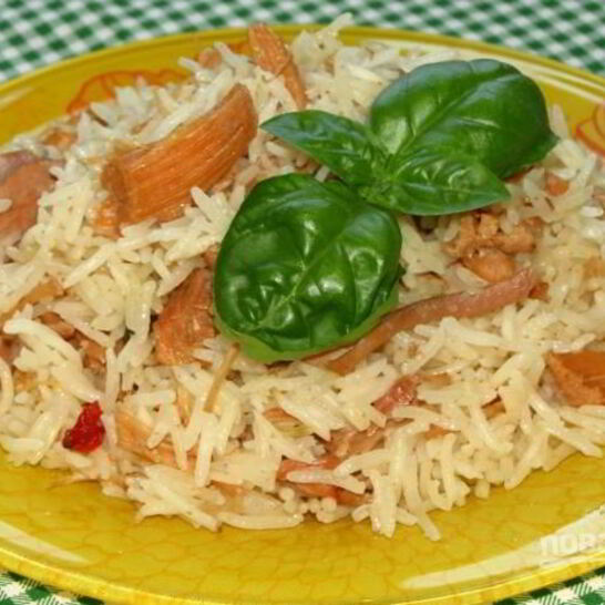 Рецепт рисовой каши с тушенкой