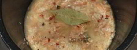 рисовая каша с тушенкой. Шаг 4