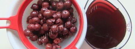 рисовая каша с вишневым киселем. Шаг 7