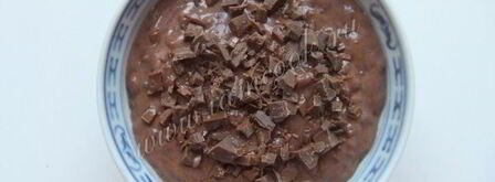 шоколадная рисовая каша. Шаг 13