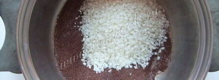 шоколадная рисовая каша. Шаг 5