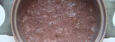 шоколадная рисовая каша. Шаг 7
