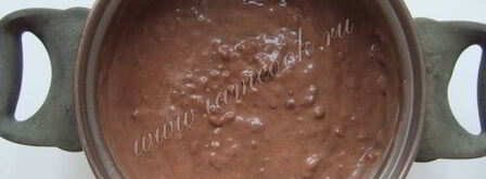 шоколадная рисовая каша. Шаг 12