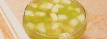 чайное желе с фруктами. Шаг 8