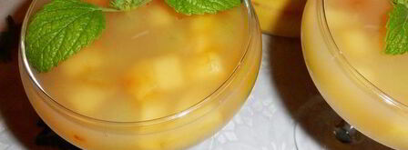 чайное желе с фруктами. Шаг 9