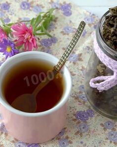 Ферментированный чай из листьев клубники