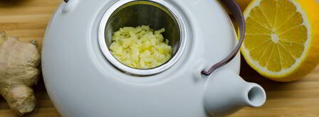 имбирный чай с лимоном. Шаг 6