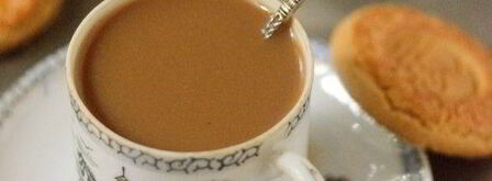 кофе-чай — молочный чай с кофе из гонконга. Шаг 3