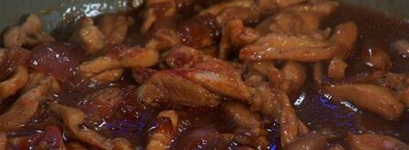 курица в чайно-соевом соусе с белой фасолью. Шаг 5