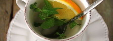 мятный чай с апельсином. Шаг 6