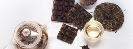 прессованный белый чай бай мудань. Шаг 3