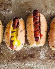 Сырные булочки Горячая собака