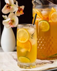 Цитрусовый ледяной чай