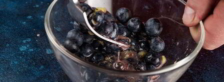 зеленый чай с голубикой. Шаг 4