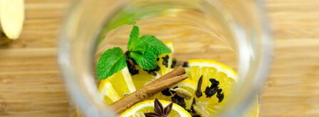 зеленый чай с имбирем и корицей. Шаг 4