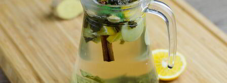 зеленый чай с имбирем и корицей. Шаг 5