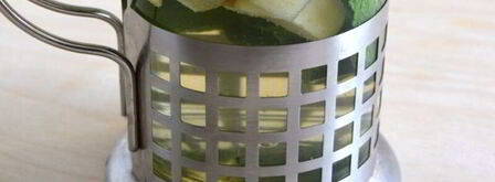 зеленый чай с яблоком, мятой и ромашкой. Шаг 6