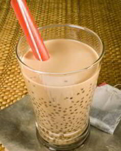 Чайный напиток с тапиокой