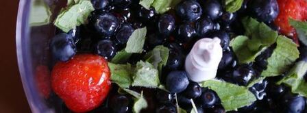 чернично-клубничный коктейль. Шаг 3