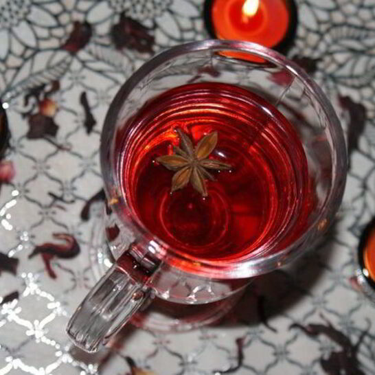 Рецепт безалкогольного глинтвейна из каркаде