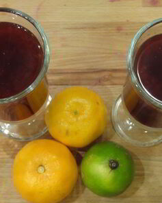 Глинтвейн с мандаринами и имбирем