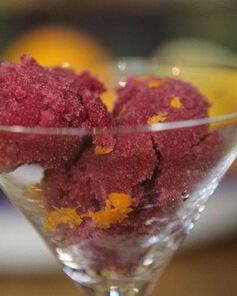 Сорбе из глинтвейна