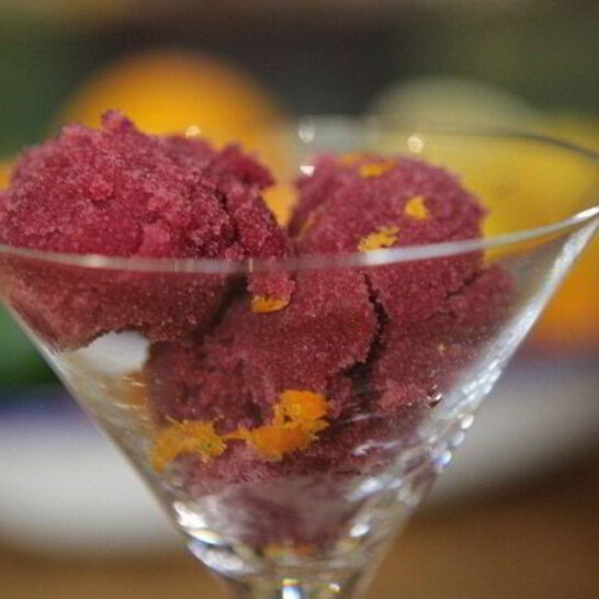 Рецепт сорбе из глинтвейна