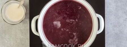 кисель из замороженной вишни. Шаг 10