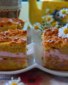 Пляцок Яблоки под кисельным небом