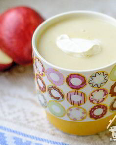 Яблочно-молочный кисель
