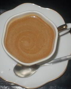 Кофе с белым шоколадом и лимоном