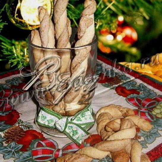 Рецепт кофейно-ванильных косички