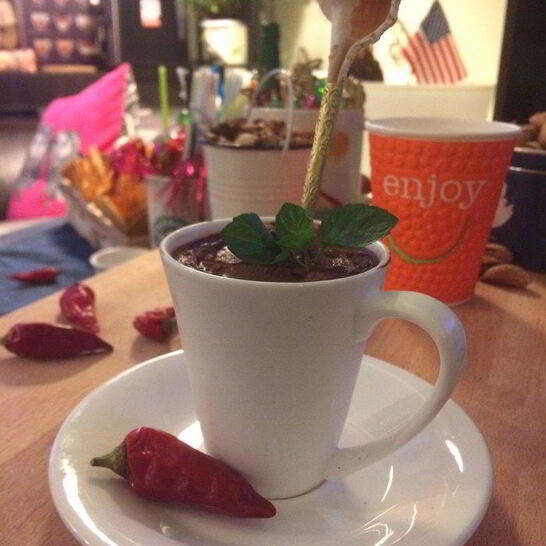 Рецепт ленивого шоколадного шота-эспрессо с чили