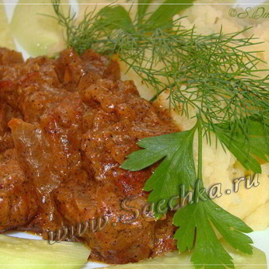 Рецепт мяса с кофе