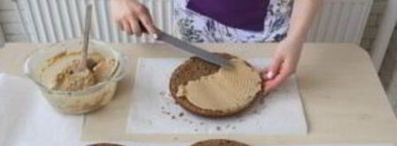 очень простой кофейный торт. Шаг 9