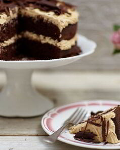 Пряный кофейно-шоколадный торт