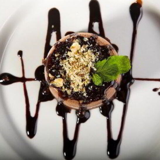 Рецепт шоколадных корзиночек с кофе и орехами