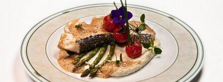 сибас в молоке с кофейным соусом капучино. Шаг 8