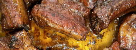 свиные ребрышки с кофейным соусом. Шаг 4