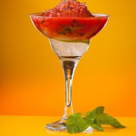 Рецепт арбузного физа с джином и лаймом