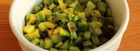 креветочный коктейль с гуакамоле киви дайкири. Шаг 7