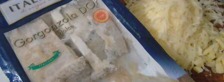 грибное соте с вином и горгонзолой. Шаг 6