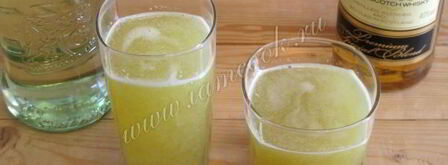 коктейль из киви и винограда. Шаг 6